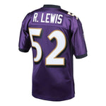 Men's Baltimore Ravens Ray Lewis Mitchell & Ness Purple 2000 Authentic Retired Player Jersey