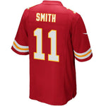 Mens Kansas City Chiefs Alex Smith Red Game Jersey