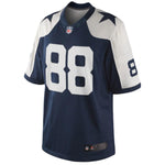 Mens Dallas Cowboys Dez Bryant Navy Blue Throwback Limited Jersey