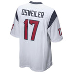 Men's Houston Texans Brock Osweiler White Game Jersey