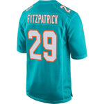 Men's Miami Dolphins Minkah Fitzpatrick Aqua 2018 NFL Draft First Round Pick Game Jersey