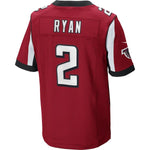 Mens Atlanta Falcons Matt Ryan Red Game Jersey