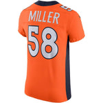 Men's Denver Broncos Von Miller Orange Alternate Vapor Untouchable Elite Jersey