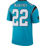 Men's Carolina Panthers Christian McCaffrey Blue Color Rush Legend Jersey