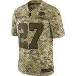 Men's Kansas City Chiefs Kareem Hunt  Camo Salute to Service Limited Jersey