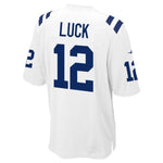 Mens Indianapolis Colts  Andrew Luck White Game Jersey