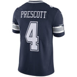 Men's Dallas Cowboys Dak Prescott Navy Vapor Untouchable Limited Player Jersey