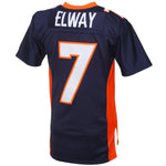 Mens Denver Broncos John Elway Mitchell & Ness Navy Blue 1998 Retired Player Vintage Jersey