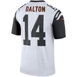 Men's Cincinnati Bengals Andy Dalton White Color Rush Legend Jersey