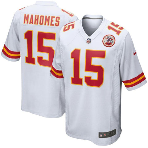 Men's Kansas City Chiefs Patrick Mahomes  White Game Jersey