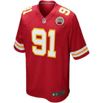 Mens Kansas City Chiefs Tamba Hali  Red Game Jersey