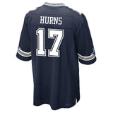 Men's Dallas Cowboys Allen Hurns Navy Game Jersey