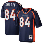 Men's Denver Broncos Shannon Sharpe Mitchell & Ness Navy 1998 Retired Player Jersey