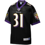 Men's Baltimore Ravens Jamal Lewis NFL Pro Line Black Retired Player Team Color Jersey