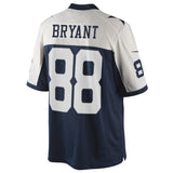 Mens Dallas Cowboys Dez Bryant Navy Blue Throwback Limited Jersey