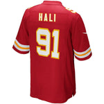 Mens Kansas City Chiefs Tamba Hali  Red Game Jersey