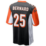 Mens Cincinnati Bengals Giovani Bernard Black Game Jersey