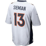 Men's Denver Broncos Trevor Siemian Nike White Game Jersey