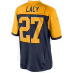 Men's Green Bay Packers Eddie Lacy Navy Blue Limited Alternate Jersey