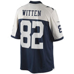 Mens Dallas Cowboys Jason Witten Navy Blue Throwback Limited Jersey