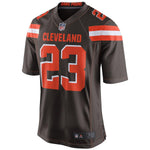 Men's Cleveland Browns Joe Haden Brown Game Jersey