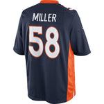 Men's Denver Broncos Von Miller Navy Vapor Untouchable Limited Player Jersey