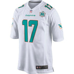 Men's Miami Dolphins Ryan Tannehill White Game 2015 NFL Patch Jersey