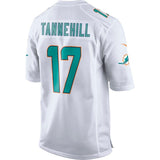 Men's Miami Dolphins Ryan Tannehill White Game 2015 NFL Patch Jersey