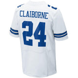 Mens Dallas Cowboys Morris Claiborne White Elite Jersey