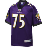 Men's Baltimore Ravens Jonathan Ogden NFL Pro Line Purple Retired Player Jersey