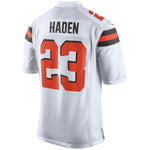 Men's Cleveland Browns Joe Haden Nike White Game Jersey