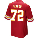 Mens Kansas City Chiefs Eric Fisher Red Game Jersey