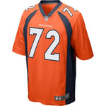 Men's Denver Broncos Garett Bolles Orange Game Jersey