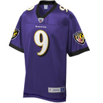 Men's Baltimore Ravens Steve McNair NFL Pro Line Purple Retired Player Jersey