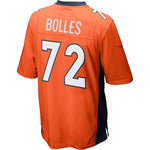 Men's Denver Broncos Garett Bolles Orange Game Jersey