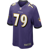 Men's Baltimore Ravens Ronnie Stanley Purple Game Jersey