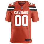 Men's Cleveland Browns Orange Custom Alternate Elite Jersey