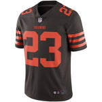 Men's Cleveland Browns Joe Haden Brown Vapor Untouchable Color Rush Limited Player Jersey