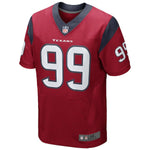 Mens Houston Texans JJ Watt Red Elite Jersey
