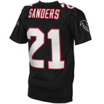 Mens Atlanta Falcons Deion Sanders Mitchell & Ness Black 1992 Retired Player Vintage Jersey