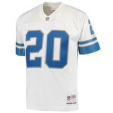 Men's Detroit Lions Barry Sanders Mitchell & Ness White Replica Retired Player Jersey
