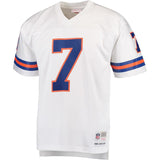 Men's Denver Broncos John Elway Mitchell & Ness White Retired Player Jersey