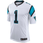 Men's Carolina Panthers Cam Newton White Classic Limited Player Jersey