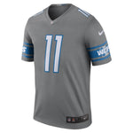 Men's Detroit Lions Marvin Jones Jr Steel 2017 Color Rush Legend Jersey