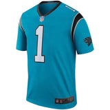 Men's Carolina Panthers Cam Newton Blue Color Rush Legend Jersey
