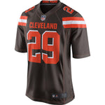Men's Cleveland Browns Duke Johnson Jr  Brown Game Jersey