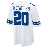 Men's Dallas Cowboys Darren McFadden  White Game Jersey