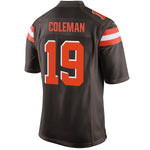 Men's Cleveland Browns Corey Coleman Brown Game Jersey