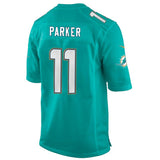 Men's Miami Dolphins DeVante Parker Aqua Game Jersey