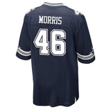 Men's Dallas Cowboys Alfred Morris Navy Game Jersey